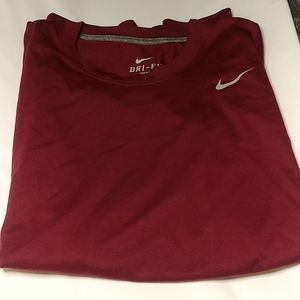 Men's Maroon Nike Dri-Fit T-shirt